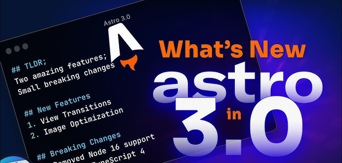 Astro 3.0 Exploring